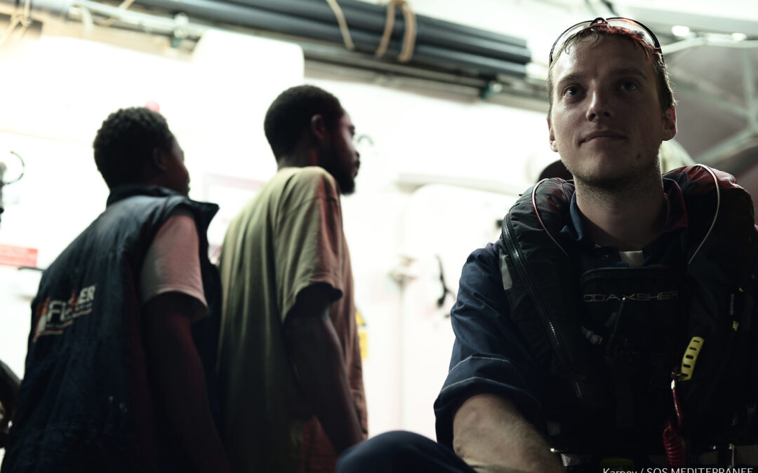 [PORTRAIT] Baptiste, membre de l’équipe de marins-sauveteurs  SOS Méditerranée