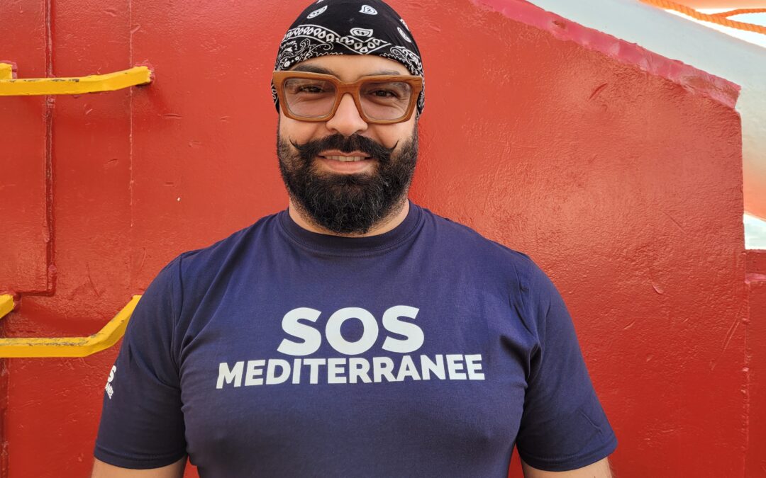[PORTRAIT] « Je sais que je ne peux pas changer le monde, mais j’espère contribuer à éviter d’autres décès en Méditerranée. » - Amine  SOS Méditerranée