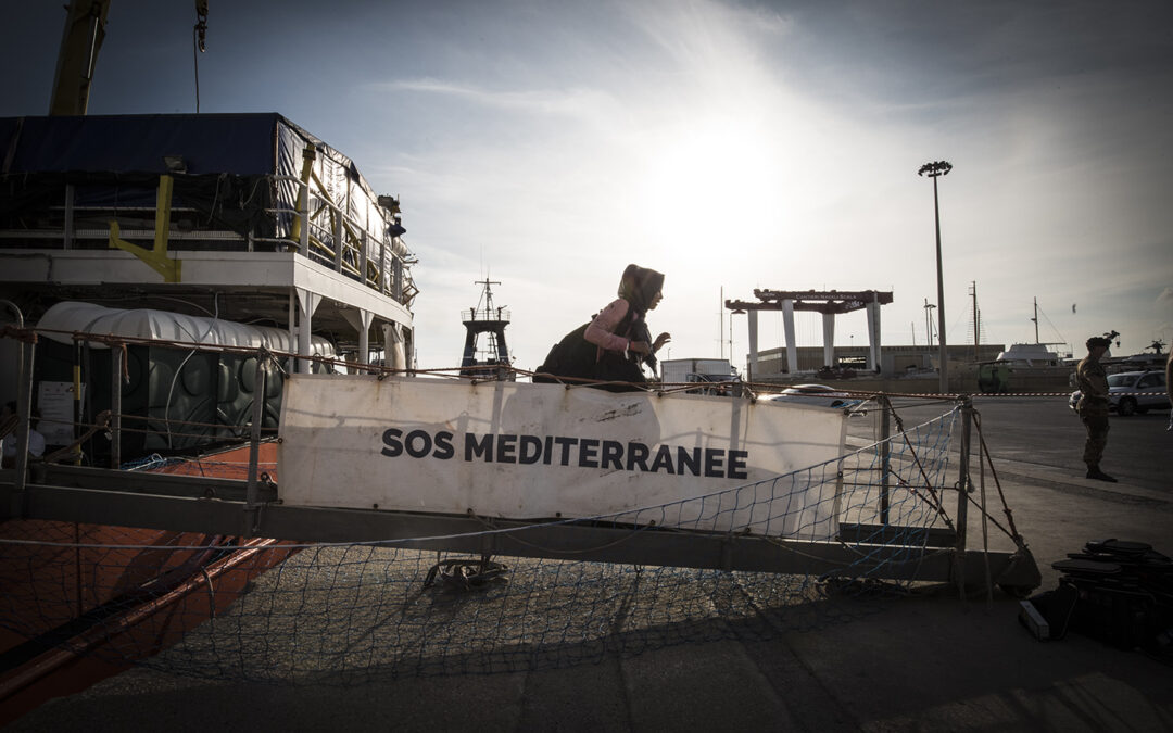 Un débarquement à l’envers  SOS Méditerranée