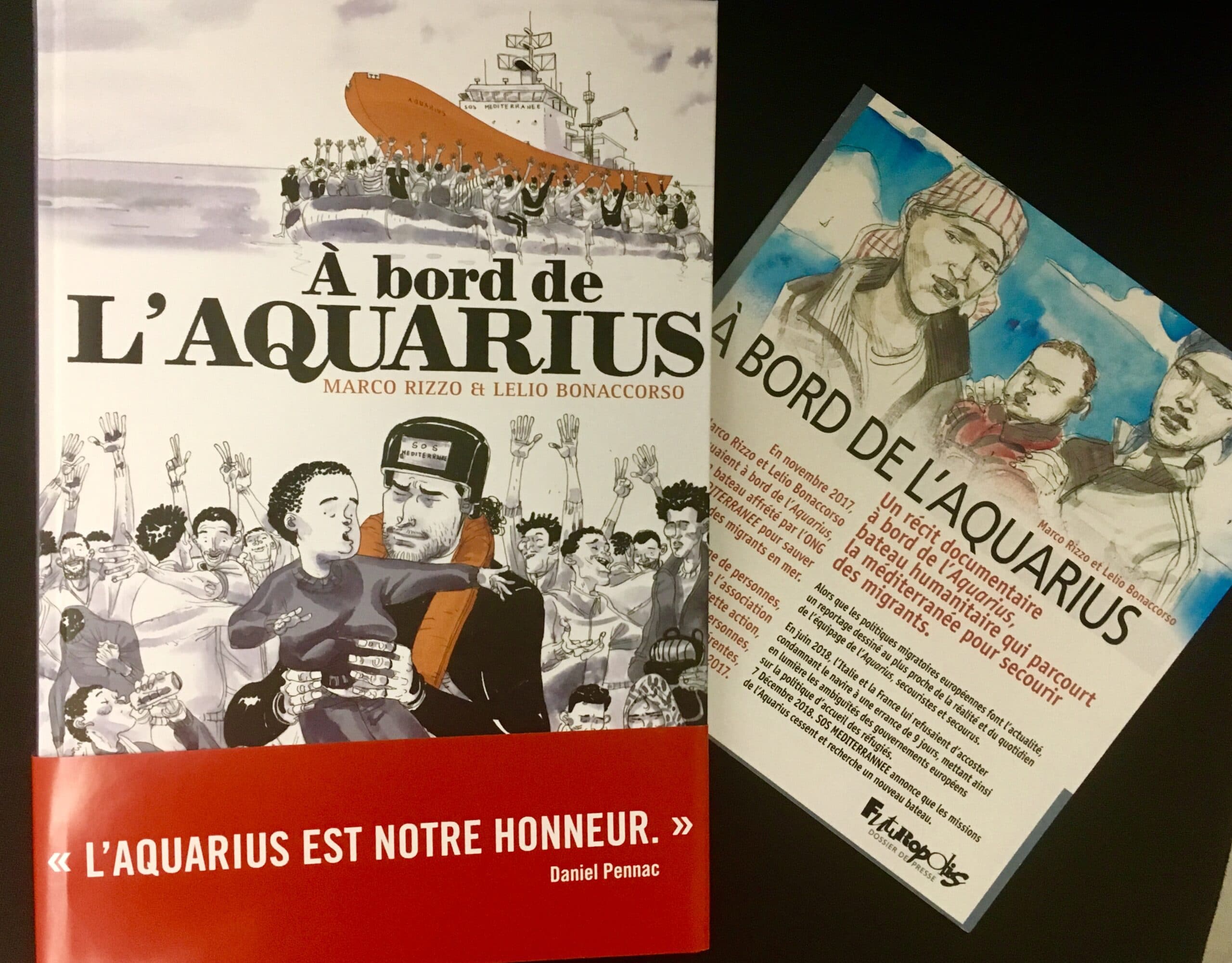 BD A bord de l'Aquarius : un récit en images inédit - SOS