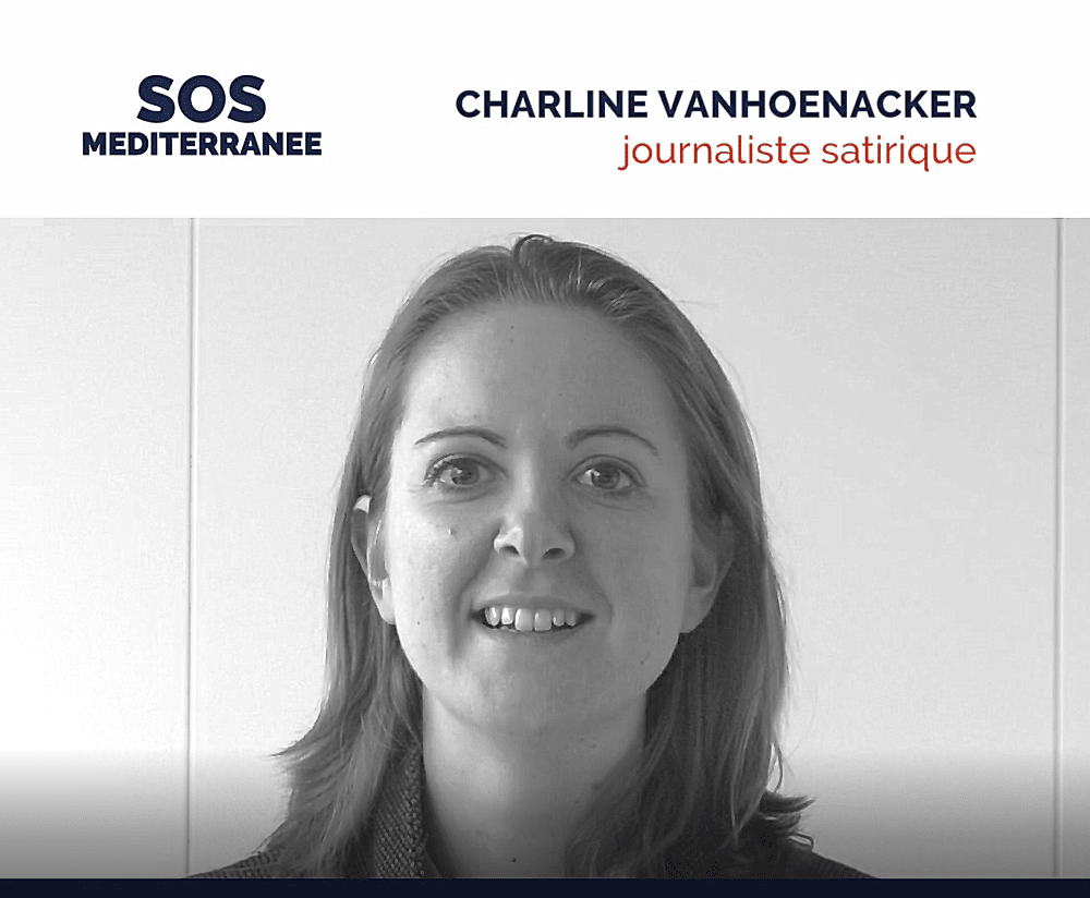 [Ils nous soutiennent] Charline Vanhoenacker appelle au don SOS Méditerranée