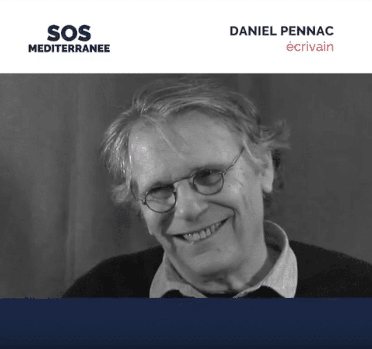[Ils nous soutiennent] Daniel Pennac se mobilise pour SOS MEDITERRANEE SOS Méditerranée