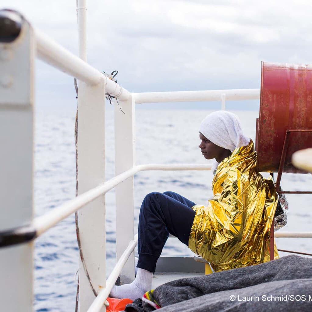 "Lundi je vais appeler mon papa" SOS Méditerranée