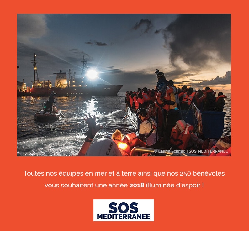 Bonne année 2018 ! SOS Méditerranée