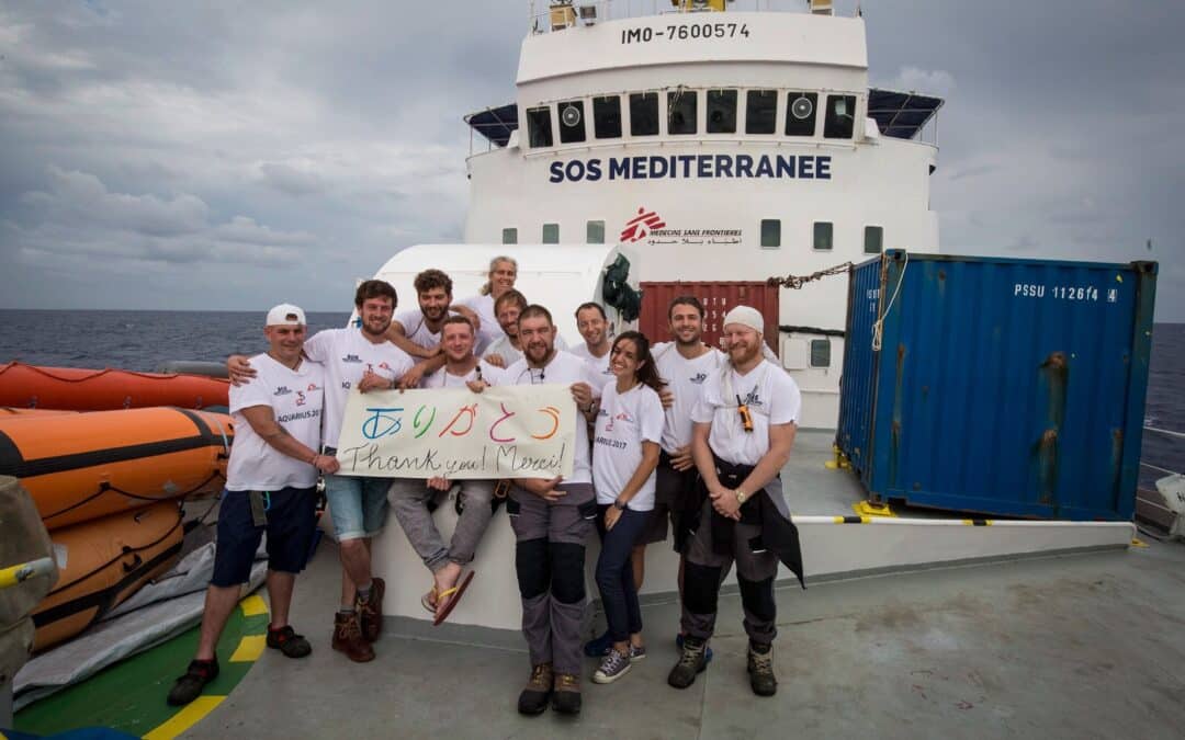 Marina, sage-femme de l’Aquarius, mobilise au Japon pour sauver des vies en Méditerranée SOS Méditerranée