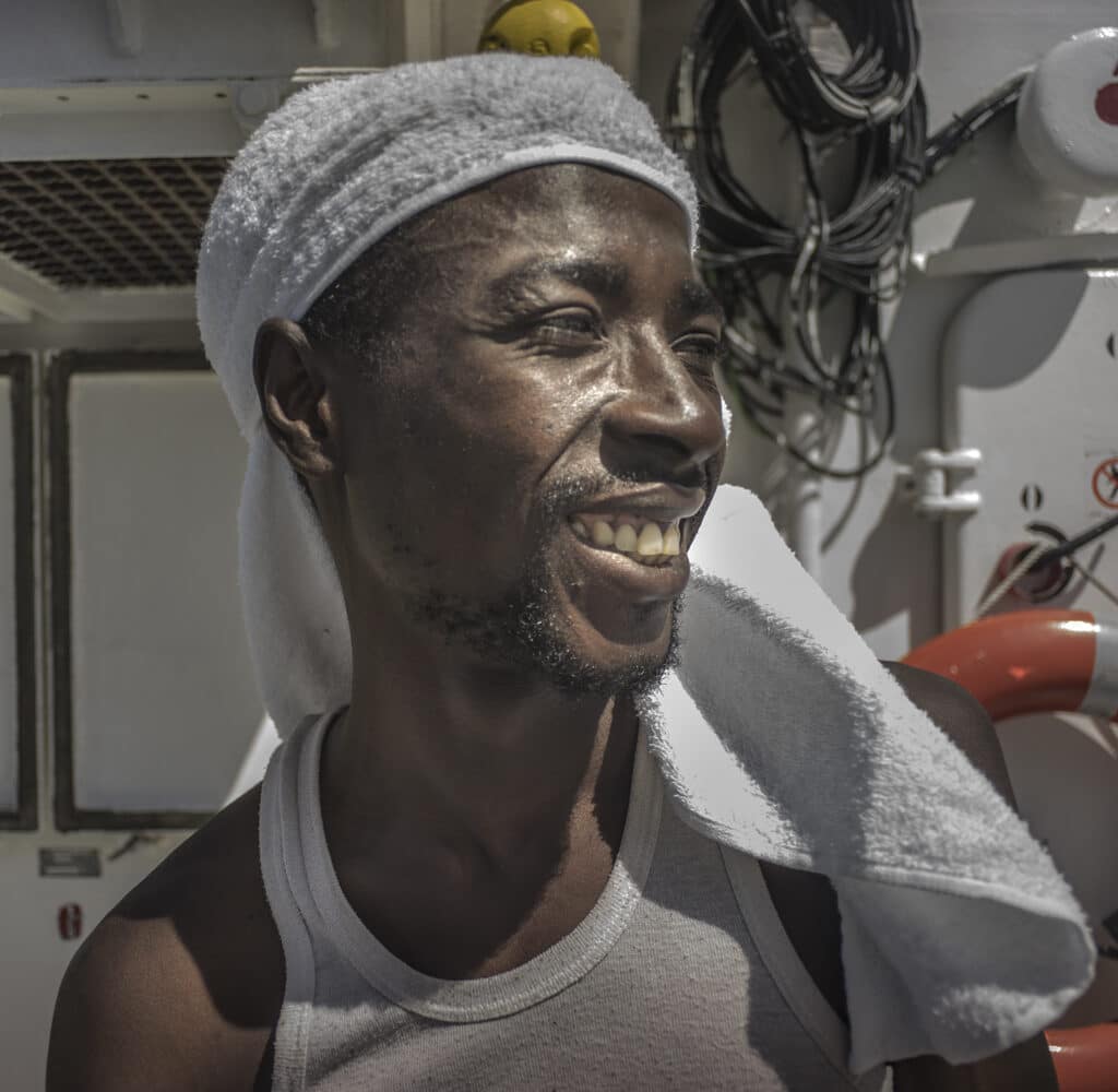 Portrait : Kebba SOS Méditerranée