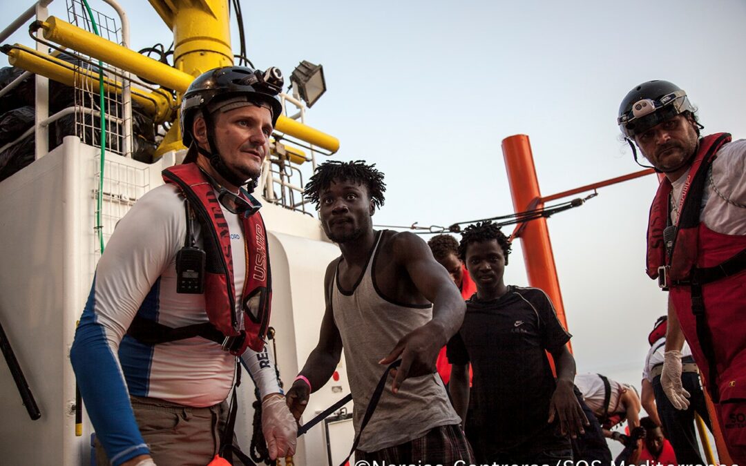 Message d'Alessandro, marin-sauveteur à bord de l'Ocean Viking SOS Méditerranée