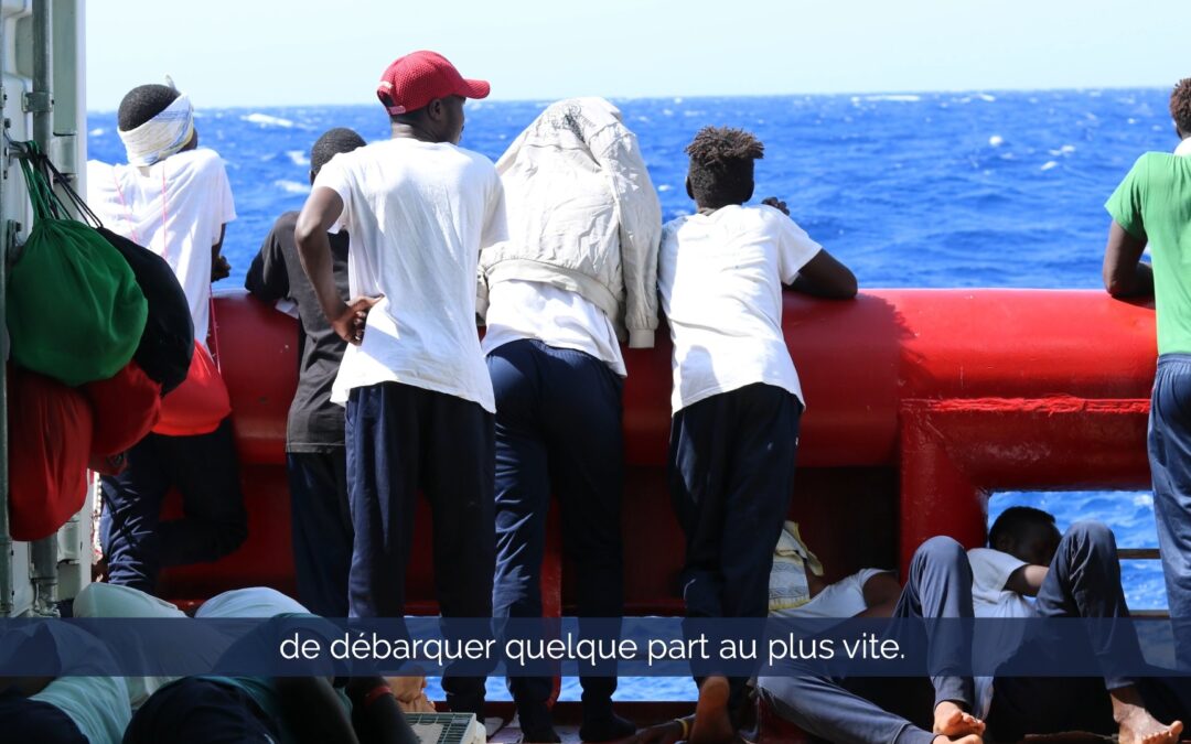 [VIDEO] Alice, marin-sauveteur actuellement à bord de l'Ocean Viking SOS Méditerranée