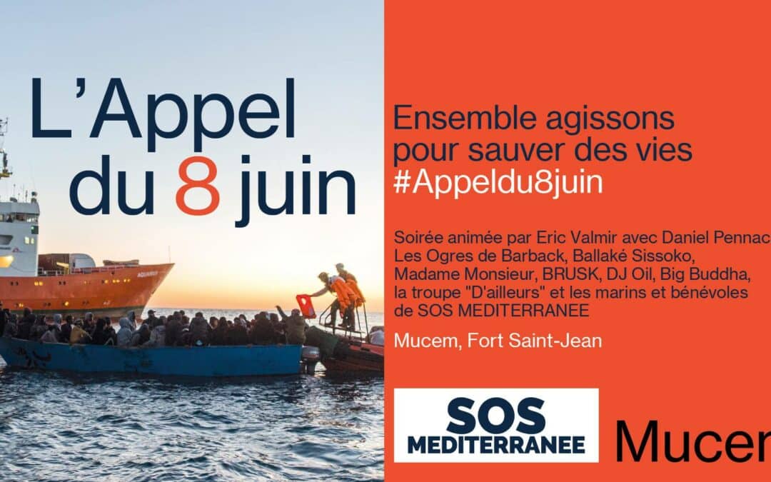 [COMMUNIQUE DE PRESSE] #Appeldu8juin - Ensemble agissons pour sauver des vies ! SOS Méditerranée