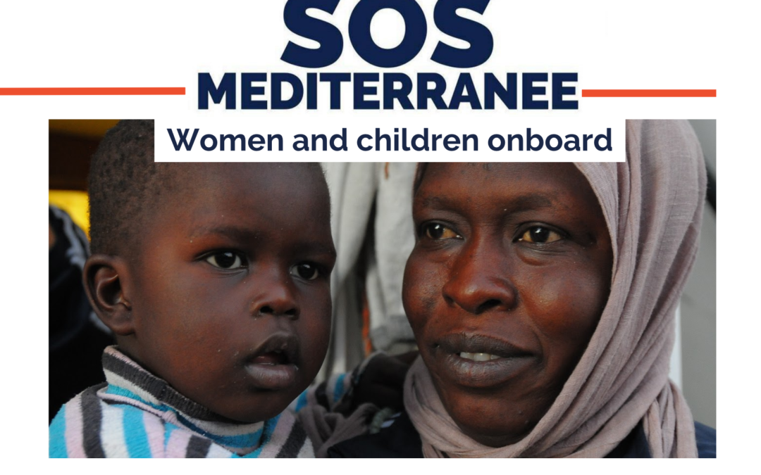 Les femmes et les enfants à bord ! SOS Méditerranée