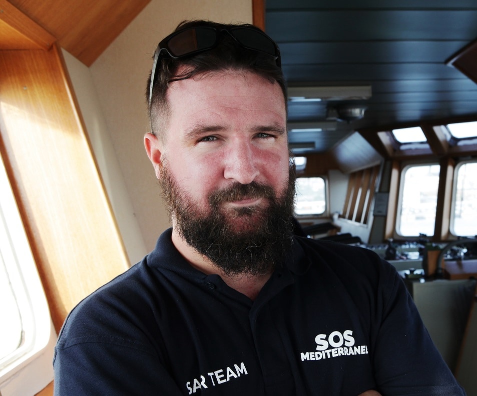 Message de Nick, coordinateur de recherche et de sauvetage à bord de l'Ocean Viking SOS Méditerranée