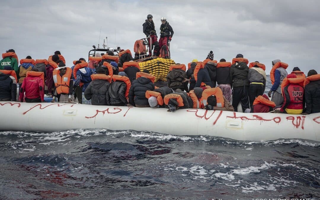 [DÉCLARATION]  Tandis que l'Union européenne s'accorde pour éviter les embarcations en détresse, l'Ocean Viking porte secours à 274 personnes au large de la Libye. SOS Méditerranée
