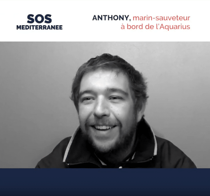[Ils nous soutiennent] Anthony, marin-sauveteur, appelle à la solidarité SOS Méditerranée