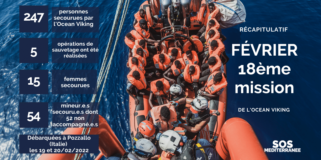 [RÉCAP] L'Ocean Viking porte secours à 247 personnes en moins de 36 heures SOS Méditerranée