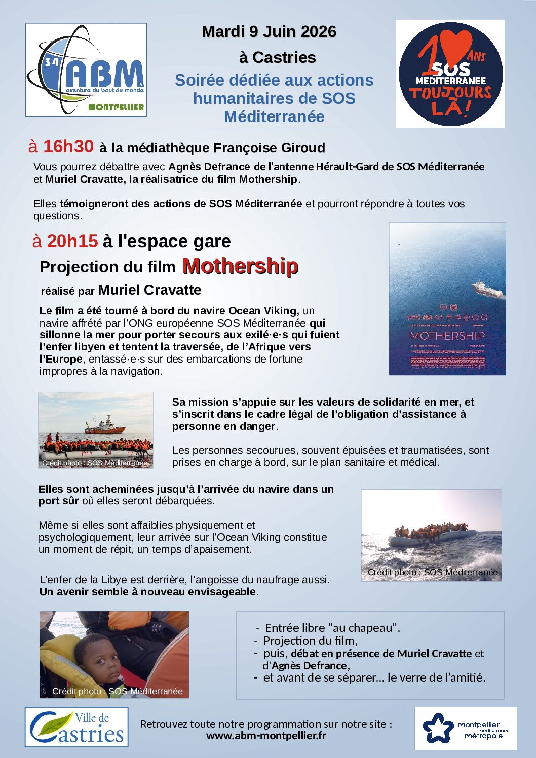 Affiche SOS Méditerranée